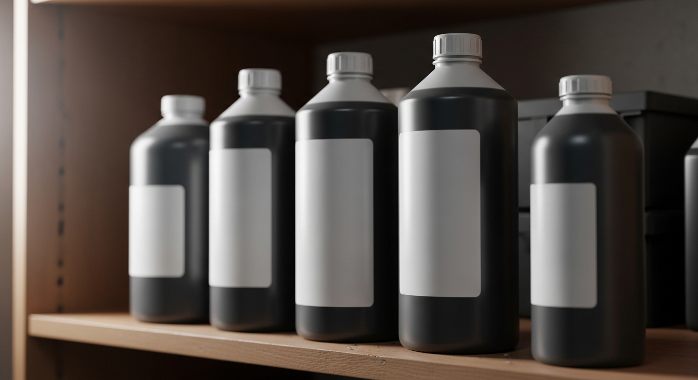 septic tank treatment additive products on a shelf